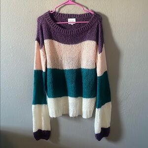 Colorful Striped Sweater